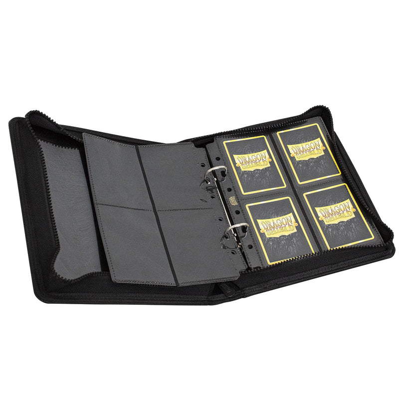 Dragon Shield AT-38200 Card Codex Zipster Binder Small Black - Hobby City NZ (9003907809517)