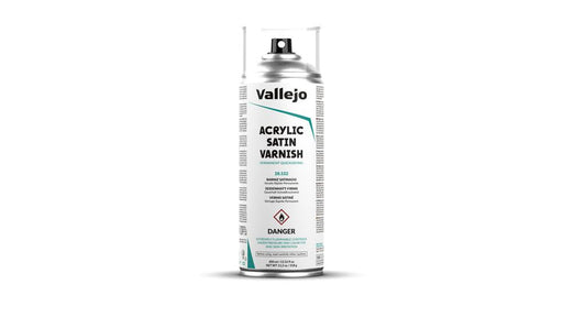Vallejo AV28532 Aerosol Spray Primer - Satin Varnish 400ml Old Packaging - Hobby City NZ (9004812075245)