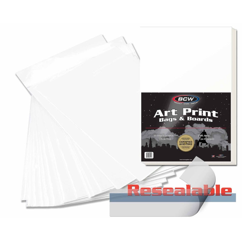 BCW / Monster 1-11X17-R-BAGBRD Premade 11x17 Bag and board (9004785533165)