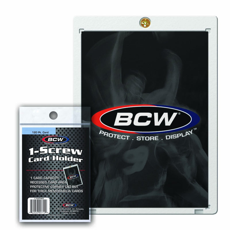 BCW / Monster 1-1S-STHICK 1-Screw Thick Card Holder 120pt (9003867078893)