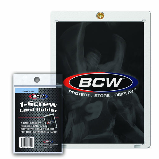 BCW / Monster 1-1S-STHICK 1-Screw Thick Card Holder 120pt (9003867078893)