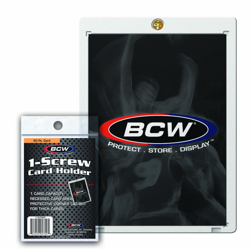 BCW / Monster 1-1S-THICK 1-Screw Thick Card Holder 50pt (9003867046125)