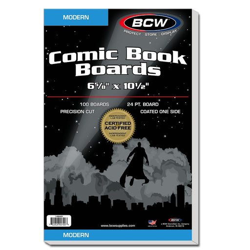 BCW / Monster 1-BBMOD Comic Backing Boards Modern 6 5/8 X 10 1/2 (9003858329837)