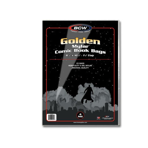 BCW / Monster 1-GOL-M4 Comic Mylar Golden 4 MIL 8 1/4 x 10 1/2 (9003866620141)