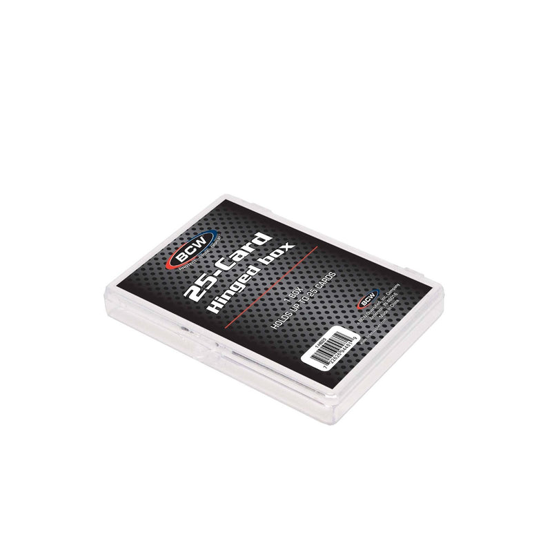 BCW / Monster 1-HB25 Hinged Box (25) Clear (9003867668717)