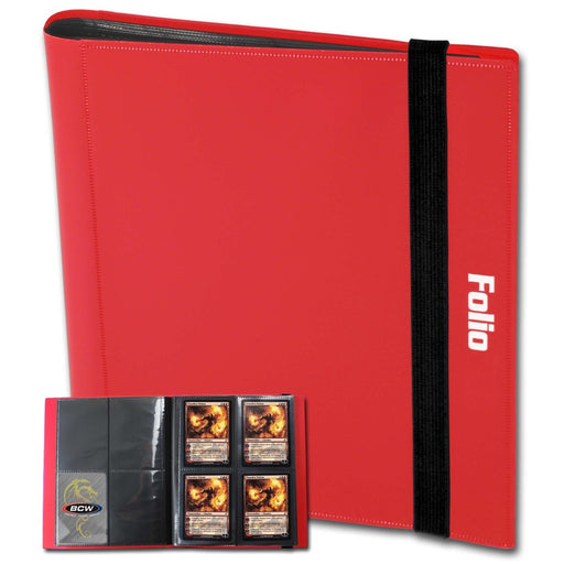 BCW / Monster 1-PF4-RED Pro-Folio 4-Pocket Red (9003855806701)