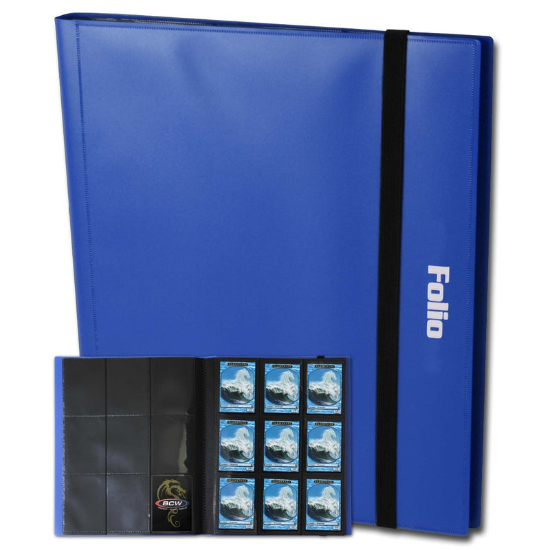 BCW / Monster 1-PF9-BLU Portfolio 9-Pocket Album Blue (9003863146733)