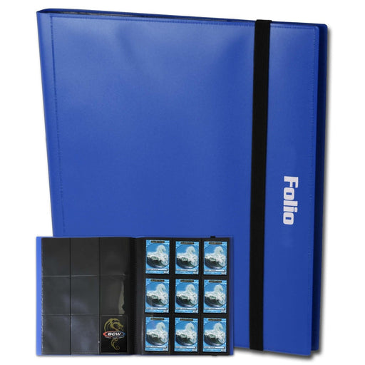 BCW / Monster 1-PF9-BLU Portfolio 9-Pocket Album Blue (9003863146733)