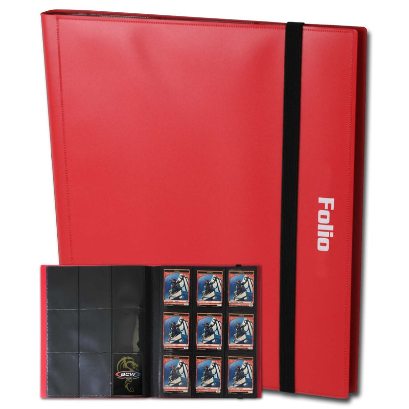 BCW / Monster 1-PF9-RED Portfolio 9-Pocket Album Red (9003863703789)