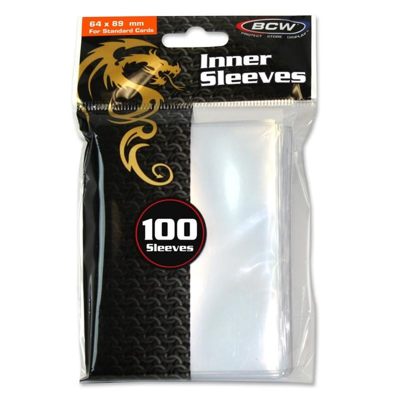 BCW / Monster 1-SSLV-I Sleeves Perfect Fit (100) Clear (9003857051885)