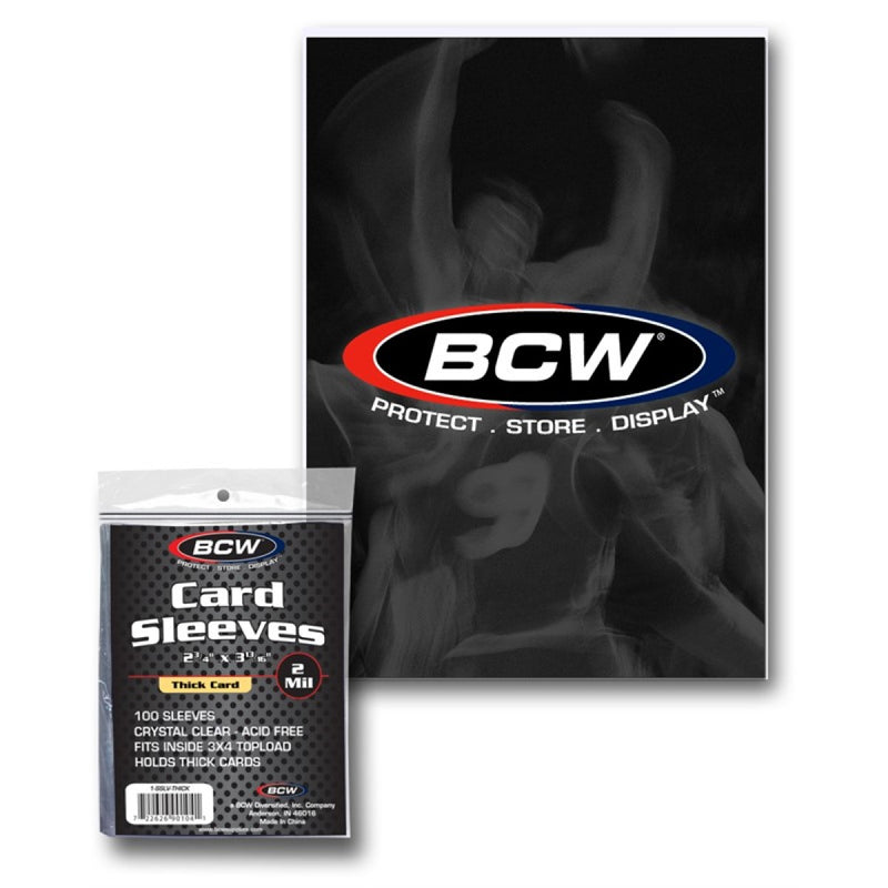 BCW / Monster 1-SSLV-THICK Penny Sleeves (100) Thick Clear (9003864817901)