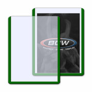 BCW / Monster 1-TLCH-GR 3x4 Topload Card Holder Green Border - Hobby City NZ (9003865276653)