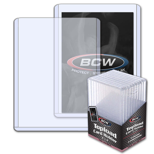 BCW / Monster 1-TLCH-TH-4.25MM Topload Holder 3 X 4 X 4.25 (168pt) 10pc - Hobby City NZ (9003859443949)