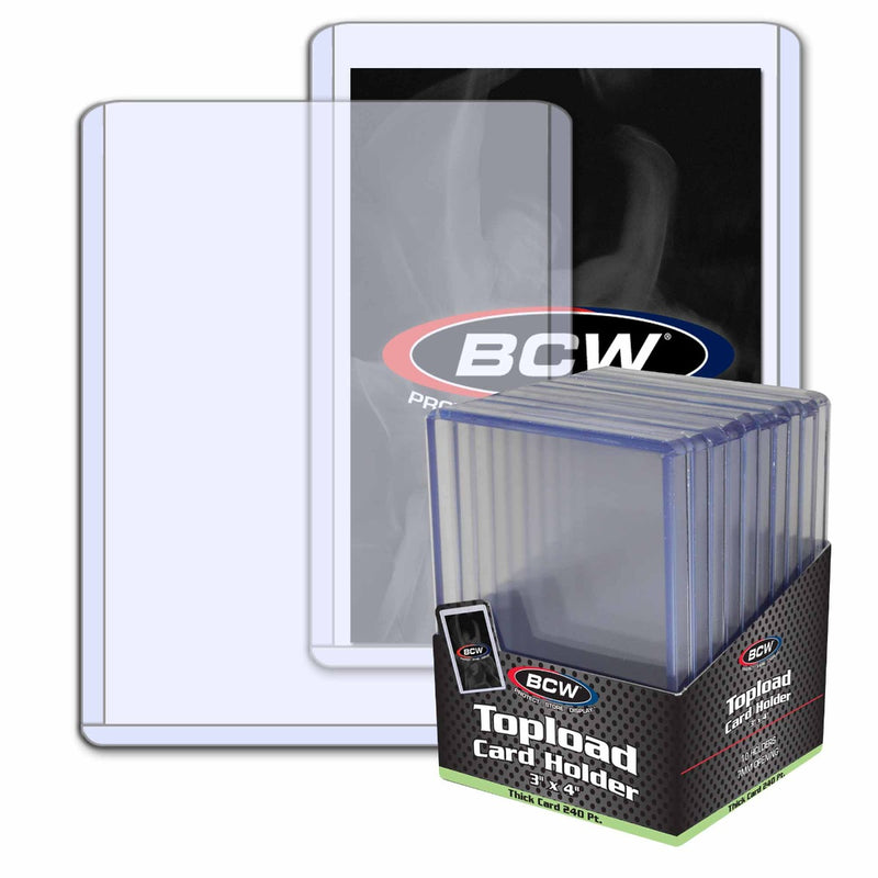 BCW / Monster 1-TLCH-TH-7MM Topload Holder 3 X 4 X 7 (240pt) 10pc - Hobby City NZ (9003865374957)