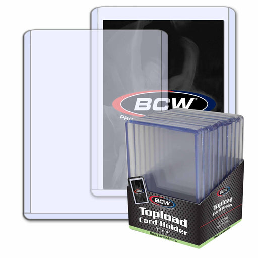 BCW / Monster 1-TLCH-TH-7MM Topload Holder 3 X 4 X 7 (240pt) 10pc - Hobby City NZ (9003865374957)