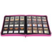 BCW / Monster 1-ZF12LX-PNK Zipper Folio 12-Pocket LX Pink - Hobby City NZ (9003864162541)