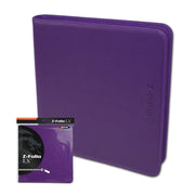 BCW / Monster 1-ZF12LX-PUR Zipper Folio 12-Pocket LX Purple - Hobby City NZ (9003864195309)