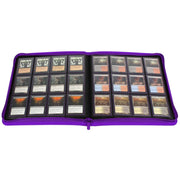 BCW / Monster 1-ZF12LX-PUR Zipper Folio 12-Pocket LX Purple - Hobby City NZ (9003864195309)