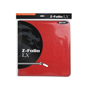 BCW / Monster 1-ZF12LX-RED Zipper Folio 12-Pocket LX Red - Hobby City NZ (9003864228077)