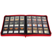 BCW / Monster 1-ZF12LX-RED Zipper Folio 12-Pocket LX Red - Hobby City NZ (9003864228077)