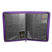 BCW / Monster 1-ZF9LX-PUR Zipper Folio 9-Pocket LX Purple - Hobby City NZ (9003863015661)