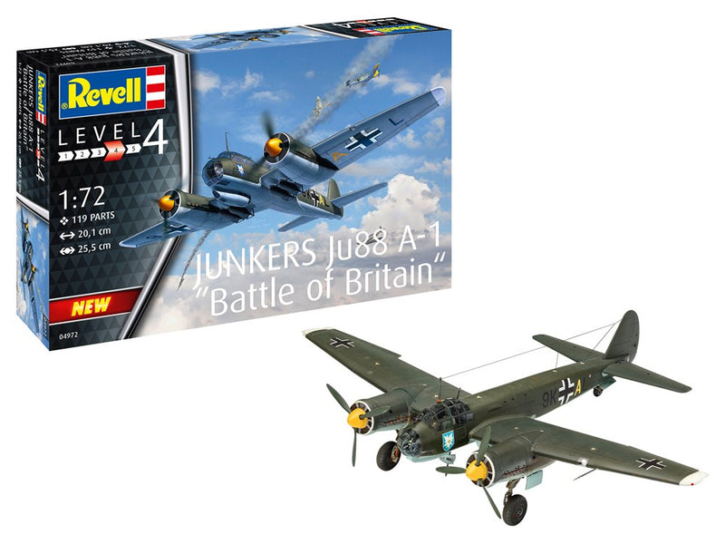 Revell 4972  1/72 Ju-88 A-1 Battle Of Britain (8941170688237)