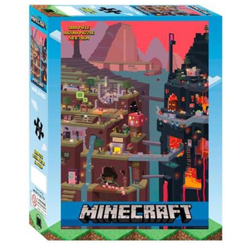 Impact MCPZRED Puzzle Minecraft World Red (9004788744429)