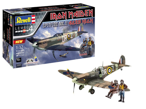 Revell 05688 Gift Set: 1/32 Spitfire Mk II "Aces High" Iron Maiden Edition (8278304522477)