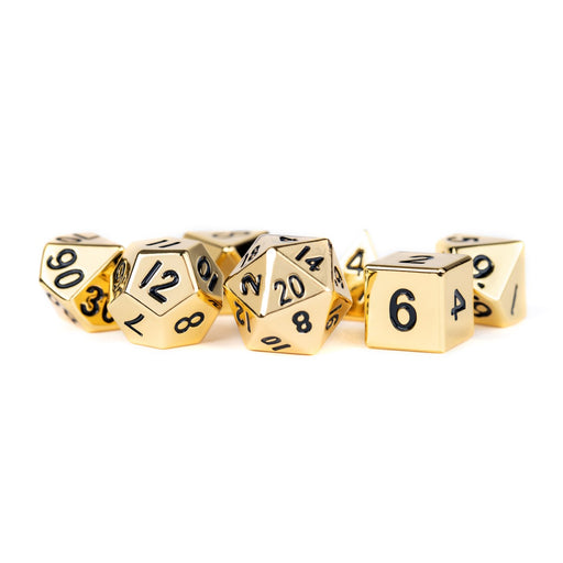 MDG MDG001 Metal Dice: Gold 16mm Poly Set (9003875172589)