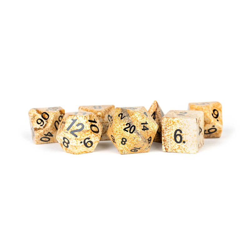 MDG MDG104 Stone Dice Set: Picture Jasper (9003848270061)