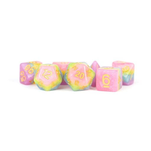 MDG MDG613 Resin Polyhedral Dice Set: Pastel Fairy (9003842502893)