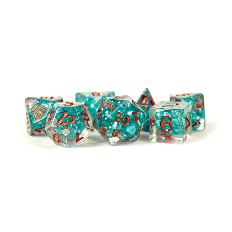 MDG MDG690 Pearl Resin Poly Set: Teal w/ Copper Numbers (9003845714157)