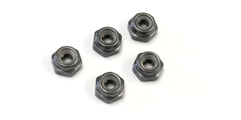 Kyosho 1-N2630NA-GM Nylock Alum Nut  (M2.6x3.0)(5) (8324672684269)