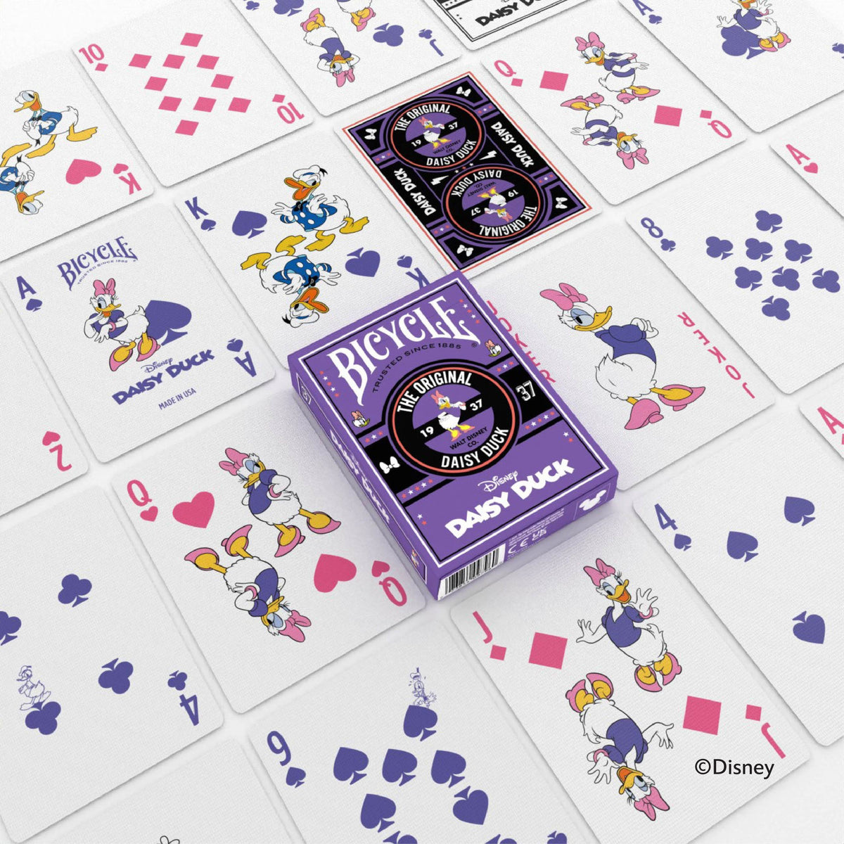 Cartamundi 10045337 Bicycle Disney Daisy Duck Playing Cards