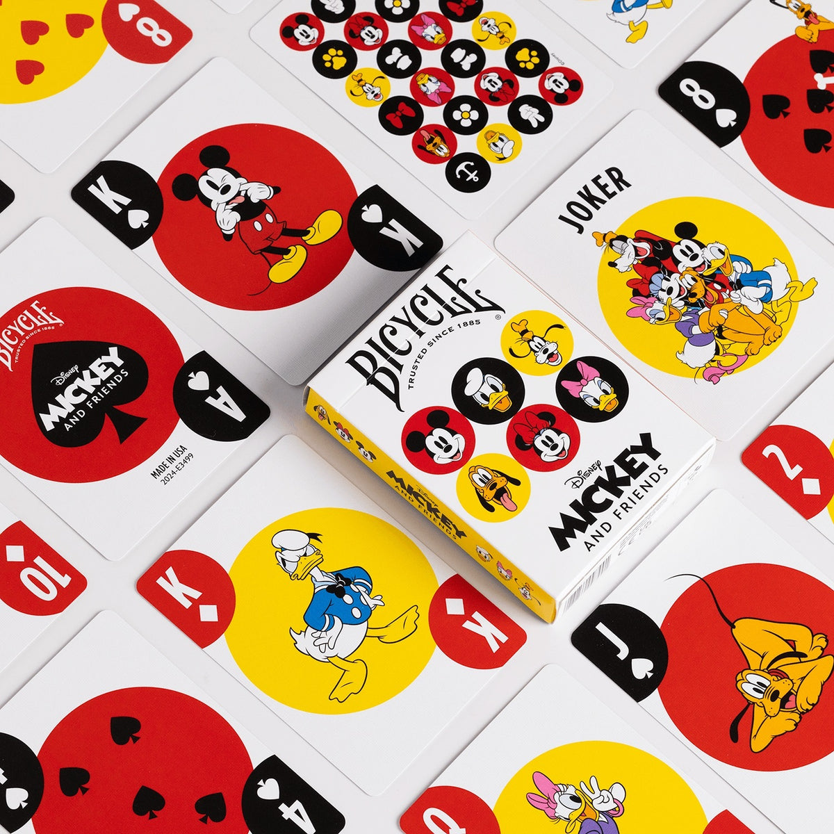 Cartamundi 10045350 Bicycle Disney Mickey and Friends Playing Cards
