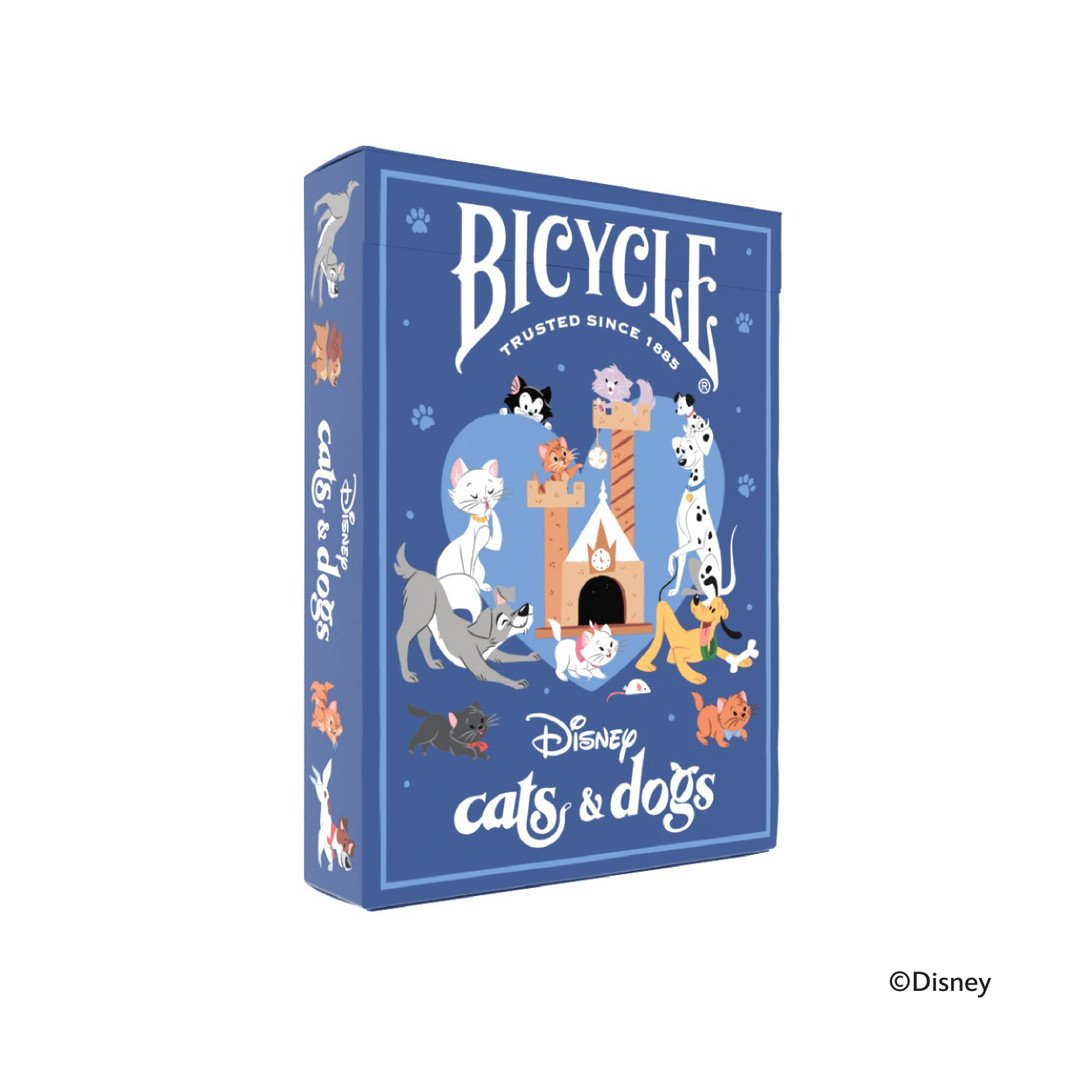 Cartamundi 10048059 Bicycle Disney Cats and Dogs