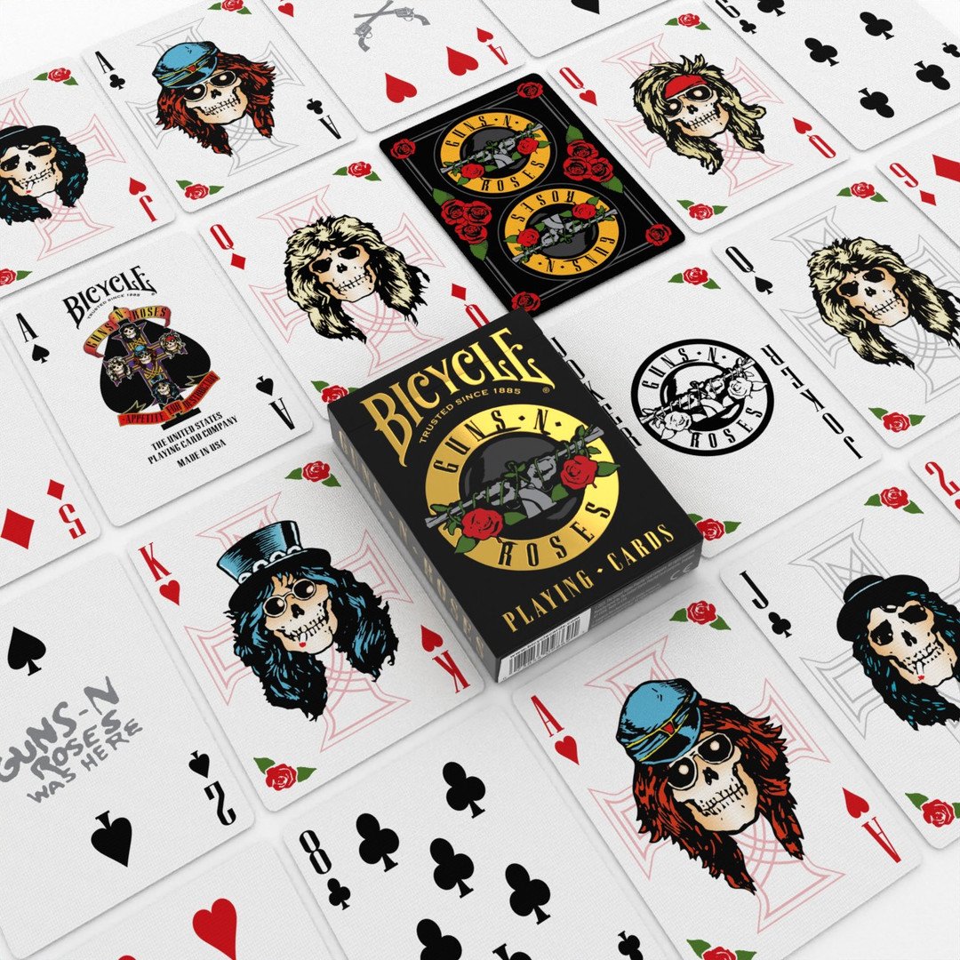 Cartamundi 10048091 Bicycle Guns N Roses