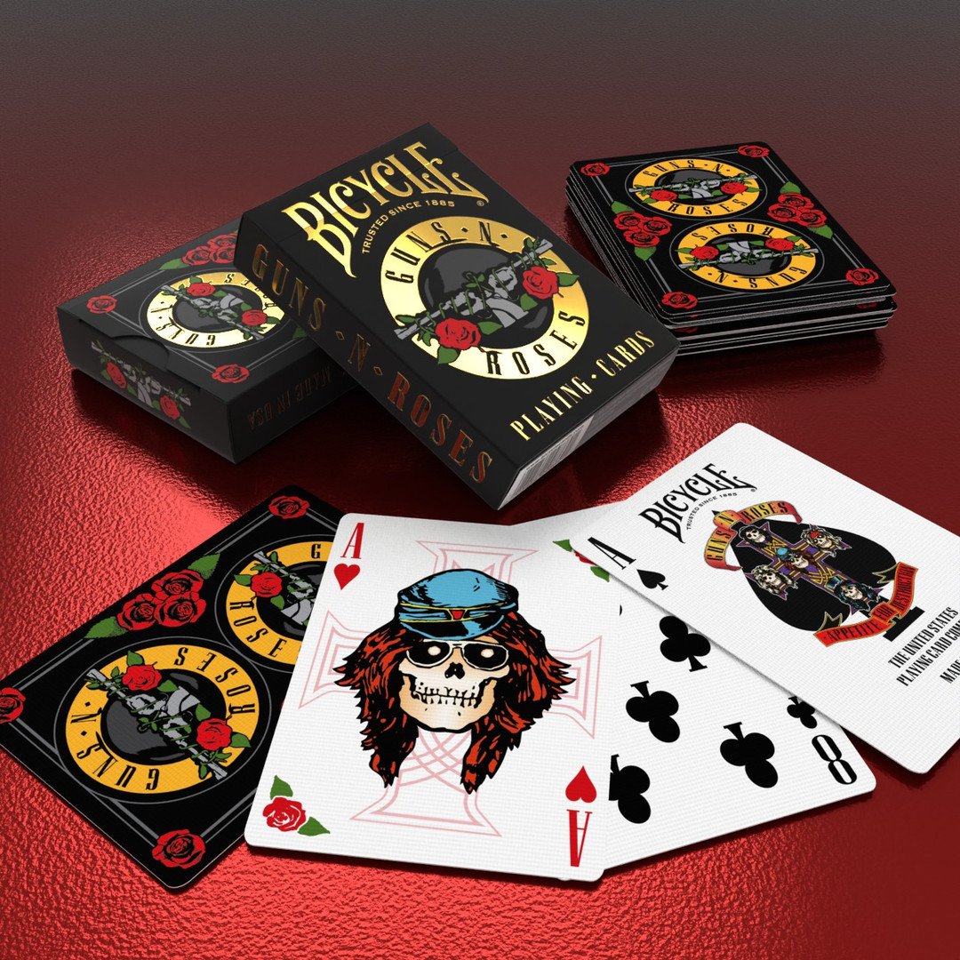 Cartamundi 10048091 Bicycle Guns N Roses