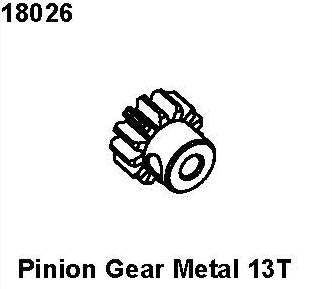 zRC Pro 18026 Pinion Gear Metal 13T RCPRO 1/18 MT