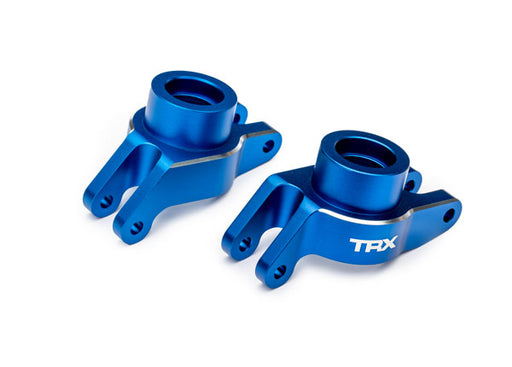 Traxxas 10252-BLUE Aluminum Stub Axle Carriers (L&R) - Hobby City NZ (9070144094445)