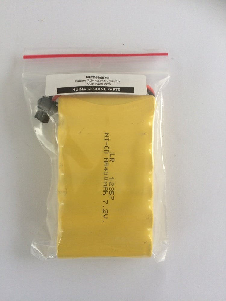 Huina NiCd Battery 7.2V 400mAh AA cell JST - Hobby City NZ