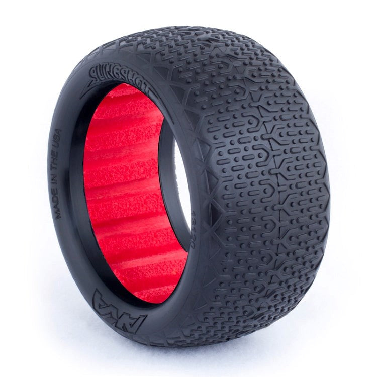 AKA AKA13120VR 1/10 Buggy Evo Typo Rear (Super Soft) W/ Red Insert - Hobby City NZ