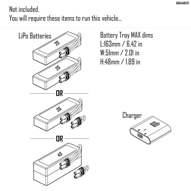 ARRMA ARA4404T2 1/8 MOJAVE 4X4 4S BLX Desert Truck RTR Blue - Hobby City NZ