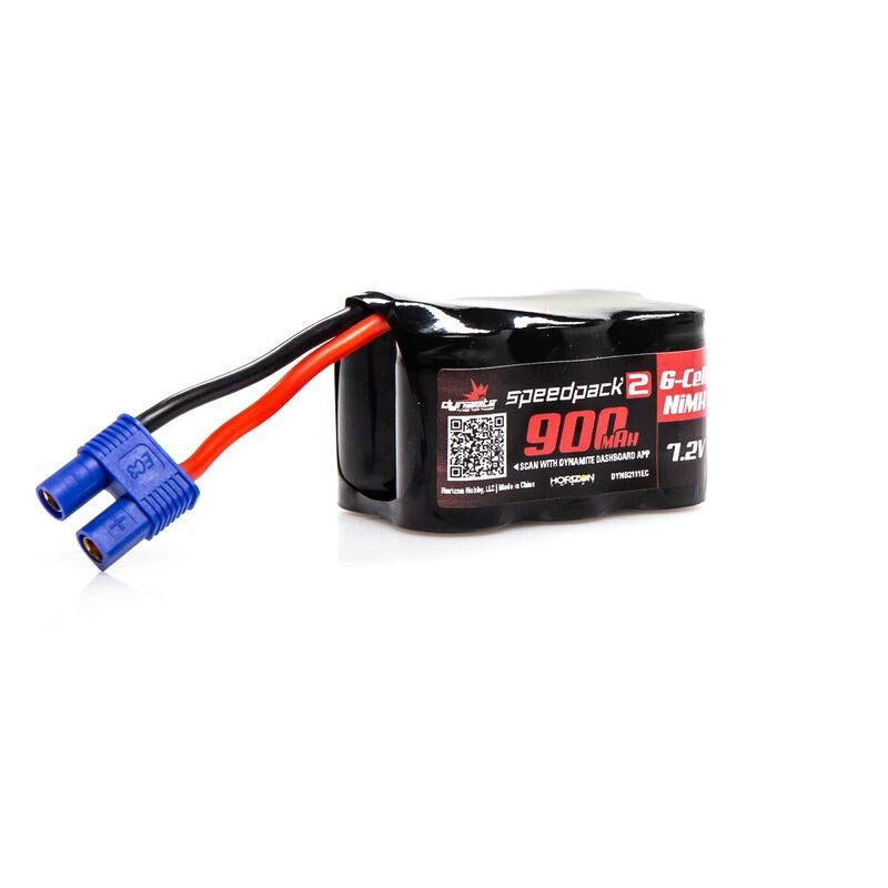 Dynamite DYNB2111EC Speedpack2 7.2V 900mAh 6C NiMH 3+3 EC3 - Hobby City NZ