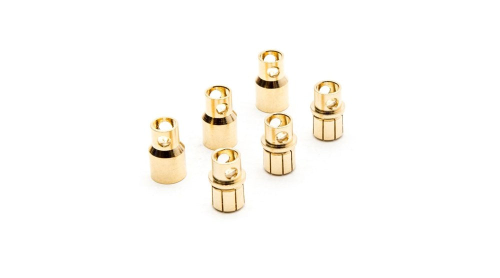 Dynamite DYNC0093 Gold Bullet Connector Set 8.0mm (3) (8319070830829)