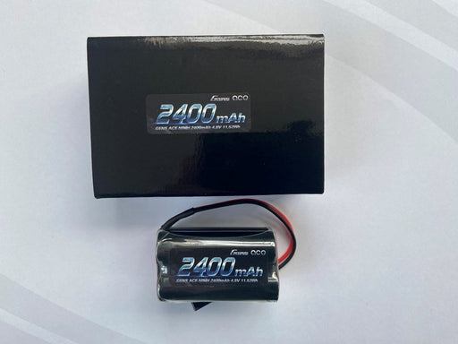 Gens Ace GA2400-4SAA-S 4.8V 2400mah NiMh Square RX Pack w/JR Plug 120mm Long Lead 122g - Hobby City NZ