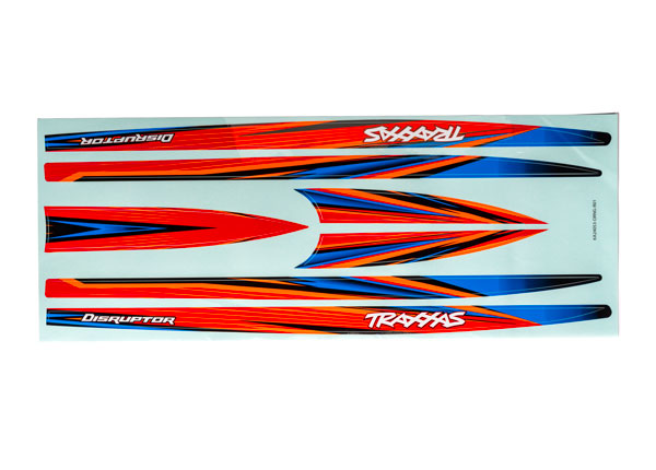 Traxxas 10698 Hull Decal Set Disruptor