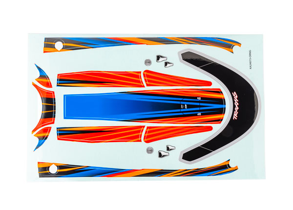 Traxxas 10699 Hatch Decal Set Disruptor