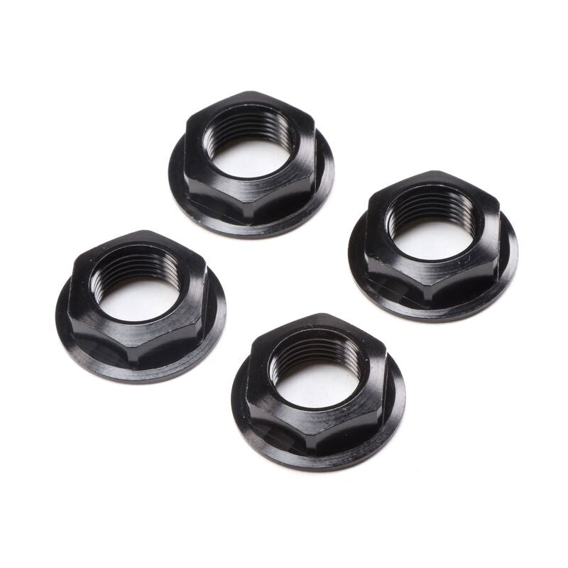 TLR LOSI LOS252112 17mm Flanged Wheel Nut Black (4): Super Rock Rey - Hobby City NZ