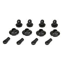 TLR LOSI LOS253006 Spring Cups/Clips/Shock Ends (2): 1:5 4wd DB XL (8319090458861)